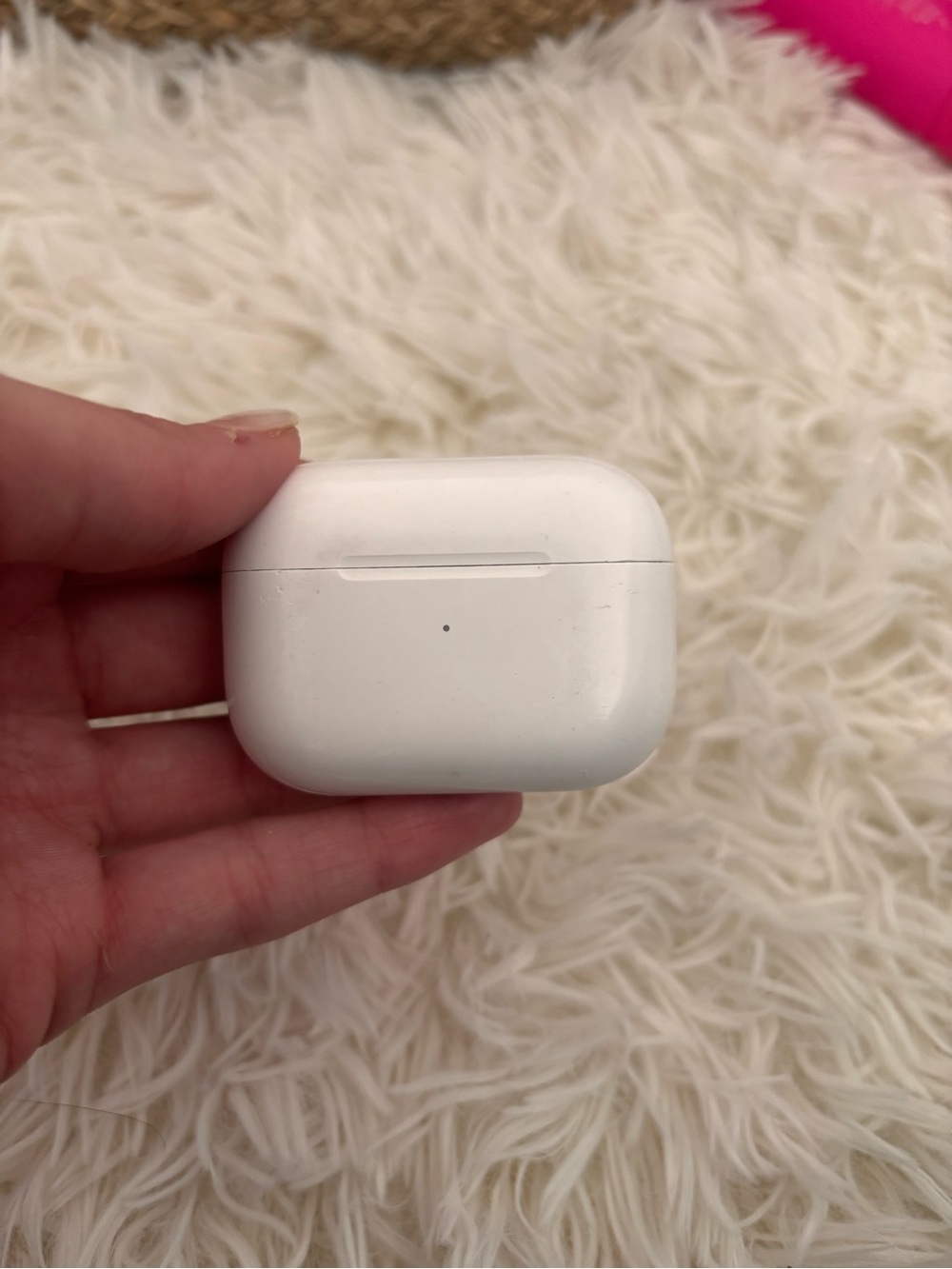 Wireless Apple Earbuds Charging Case - White